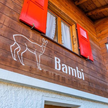 Chalet Bambi "Marchenhaft" Apartman Grächen Kültér fotó